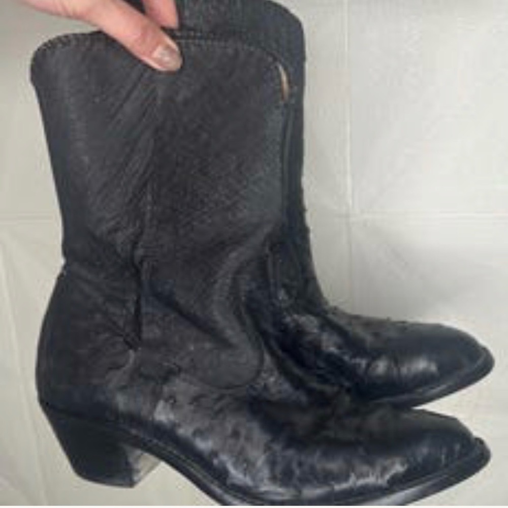 Ostrich Boots